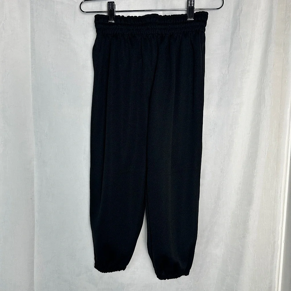 3/$20💥‎ Augusta Sportswear Kids Black Baseball Pants w/ Cuffed Ankles